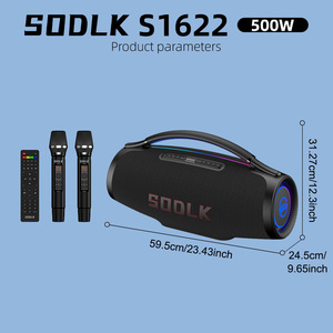 Altavoz de <span class=keywords><strong>Karaoke</strong></span> SODLK S1622 de 520W con Dos Micrófonos Inalámbricos, <span class=keywords><strong>HDMI</strong></span> y OTG - Product Image 2