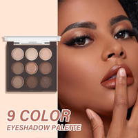 Échantillon gratuit de poudre de fard à paupières teintée mate et pailletée de mélange multi-usages de marque privée pour un maquillage des yeux élégant