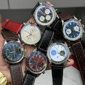 2025 nuevo reloj de pulsera automático de lujo para hombre, gran oferta, caja de acero inoxidable, correa de cuero, esfera de 41mm de diámetro, función de reserva de energía - Product Image 6