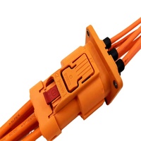 Petit courant 40A HVIL 800v prise de courant haute tension connecteur cc PA66 + GF matériau verrouillage pour EV 2pin 3pin 4pin 5pin 6pin