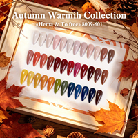 Gel UV/LED pour ongles, couleur unie, haute pigmentation, sans HEMA ni TPO, collection Automne-Hiver 2026, pour salon, OEM/ODM