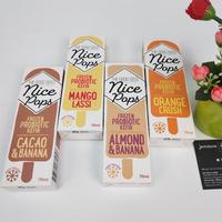 Boîte à sucettes glacées en papier personnalisée, emballage pour sucettes glacées, dessert alimentaire
