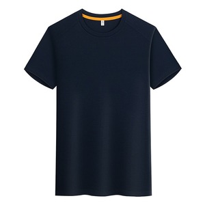 เสื้อยืดคอกลมทรงสปอร์ตแบบยูนิเซ็กซ์ขายส่ง ผ้าถักทรงปกติ 100% โพลีเอสเตอร์ แห้งเร็ว ระบายอากาศได้ดี  รับสกรีนโลโก้ ดีไซน์เรียบง่าย - Product Image 2