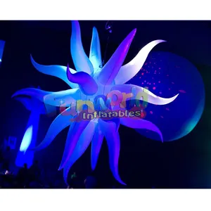 3m Stage advertising inflatable tentacle shape twisted spire inflatable bent star