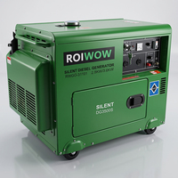 Générateur diesel portable silencieux de 2,8 kW, 4 temps, faible bruit, insonorisé, pour la maison et le camping en extérieur