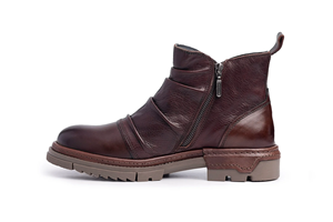 Bottes en cuir de luxe pour hommes, à porter au quotidien, fabriquées à la main, durables, élégantes, confortables, chaussures décontractées pour l'extérieur, chaussures de mode - Product Image 4
