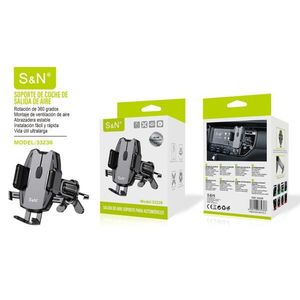 Soporte para Teléfono de Coche S&N, Montaje en Rejilla de Ventilación, Rotación de 360 Grados, Universal para Dispositivos Móviles - Product Image 1