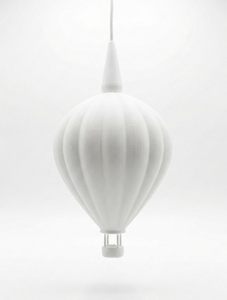 Lámpara <span class=keywords><strong>de</strong></span> <span class=keywords><strong>Noche</strong></span> con Pantalla <span class=keywords><strong>de</strong></span> Plástico con Diseño <span class=keywords><strong>de</strong></span> Globo Aerostático (12 cm), Impresión 3D Blanca, E10 A1, para Habitación Infantil y Sala <span class=keywords><strong>de</strong></span> Estar - Product Image 3