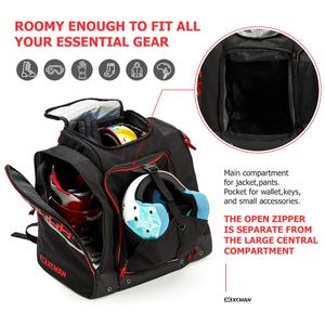 Bolsa de mochila para botas de esquí y botas de snowboard, excelente para viajar con bolsa de almacenamiento para botas de esquí de invierno exterior e inferior impermeable - Product Image 4