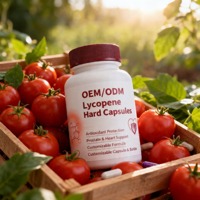 Capsules de Lycopène Haute Pureté, Extrait de Tomate, Complément Nutritionnel Antioxydant, Vente en Gros OEM