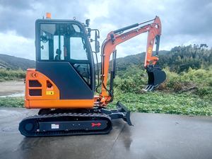 2026 Nieuwe Herestrong Merkfabriek levert HS20 2 ton hydraulische minigraafmachine met Kubota-motor, compacte graafmachines met cabine - Product Image 6