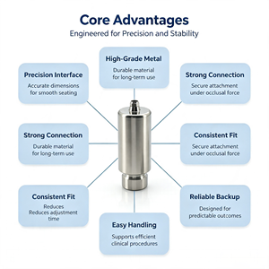 Run Hang BIO Horizons <span class=keywords><strong>MIS</strong></span> Colonne et tige d'implant dentaire pré-fendues en titane forgé, longueur personnalisée 29 mm - Product Image 6