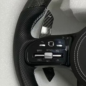 Accessoires de voiture de volant en cuir personnalisés pour Mercedes Benz W203 W205 W222 W213 W212 Cls <span class=keywords><strong>Gle</strong></span> Glc E46 E63 <span class=keywords><strong>E53</strong></span> C63 <span class=keywords><strong>AMG</strong></span> - Product Image 6