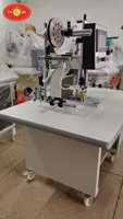 LVBU-618A Stoff Einlegesohle Wärme übertragungs druck Heißer Verkauf Etiketten drucker Hochleistungs-Hochgeschwindigkeitsmuster-Nähmaschine