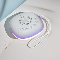 Appareil de Sommeil Intelligent Rechargeable de Haute Qualité pour la Santé, le Bien-être et le Fitness, avec Sons Naturels (Pluie, Océan) et Fonction de Masquage Sonore par Ventilateur