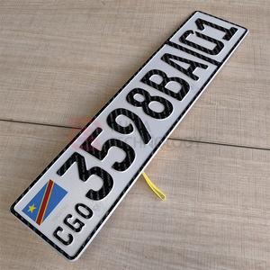 Placa <span class=keywords><strong>de</strong></span> Matrícula <span class=keywords><strong>de</strong></span> Vehículo <span class=keywords><strong>de</strong></span> Metal Duradera Personalizada, Pedido Urgente, Descuento por Volumen - Product Image 2