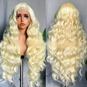 Parrucche Sintetiche 13x4 Body Wave Lace Front Marrone <span class=keywords><strong>Chiaro</strong></span> Senza Colla per Donne Nere, Densità 150%, Pizzo Svizzero, Pre-Plucked con Baby Hair - Product Image 3