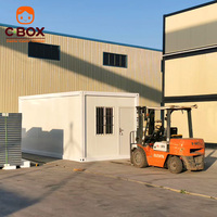 Cbox Espace de vie portable, logement modulaire, assemblage rapide, maison préfabriquée en conteneur détachable