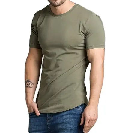 Dutuy Mens T Shirts Summer New Pure Cotton and Hemp Top Comfortable Fashion Tee Top Street Style Khaki L China 