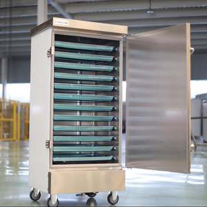 商業用12層電気米蒸しキャビネット、多くの人に適した蒸し米とマントゥー - Product Image 2