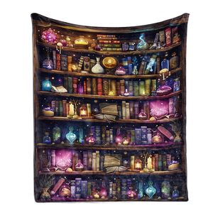 Magic Potion Book Flannel <b>Blanket</b> <b>Throw</b> <b>Blanket</b> Nap <b>Blanket</b> Skin Friendly Reversible for Bed Sofa Couch Custom Print OEM ODM - Product Image 5