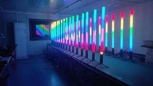 RGB Không Thấm Nước Không Dây Pin Pixel Strip Bar Ánh Sáng Chuyên Nghiệp 360 LED Ống Cho <span class=keywords><strong>Disco</strong></span> - Product Image 3