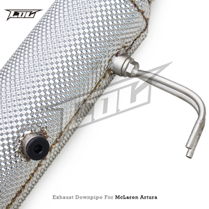 Tubo de Escape de Repuesto Directo para Mclaren <span class=keywords><strong>Artura</strong></span> 3.0T <span class=keywords><strong>Spider</strong></span> 2023-2024, Tubo Recto con Protección Térmica - Product Image 3