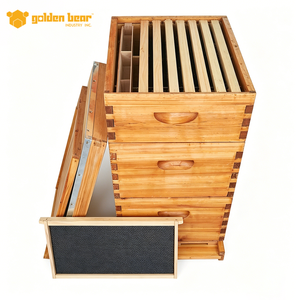 Colmena Langstroth de 10 cuadros con revestimiento de cera, de madera de abeto chino, en oferta. - Product Image 5