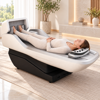 Lit de massage multifonctionnel, massage du corps entier, vibration et chauffage infrarouge, équipement de relaxation pour spa de luxe