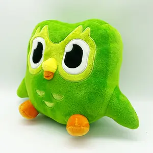 Hot Sale Lovely Green Owl Doll Plushie Cartoon Stuffed Toy Animal Soft Throw Pillow Children Gifts For Kids Fans