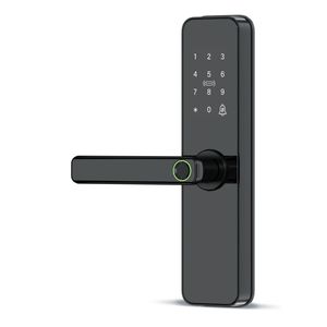 Gran Oferta de Descuento en Cerraduras Inteligentes Negras, la Mejor Cerradura Inteligente con Huella Dactilar para Puerta con Carga USB para Puertas de Aluminio y Acero - Product Image 2