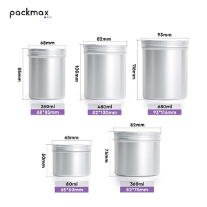 Custom 80-680ml Aluminum <b>Tall</b> Can for Meal Replacement Acai Turmeric Cereal Protein Powder - Food Grade <b>Storage</b> Tin - Product Image 4