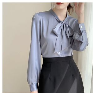2025 Trend Frauen Elegante Langarm Bluse Büro Lady Shirt Mode Basic Sommer Bluse Business Casual Tops - Product Image 2