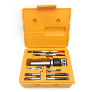 Fresadora F1 Tipo 2 pulgadas, 9 Uds., cabezal de perforación adecuado con barra de perforación áspera BT304050/NT3040/R8/MT234/C20 - Product Image 1