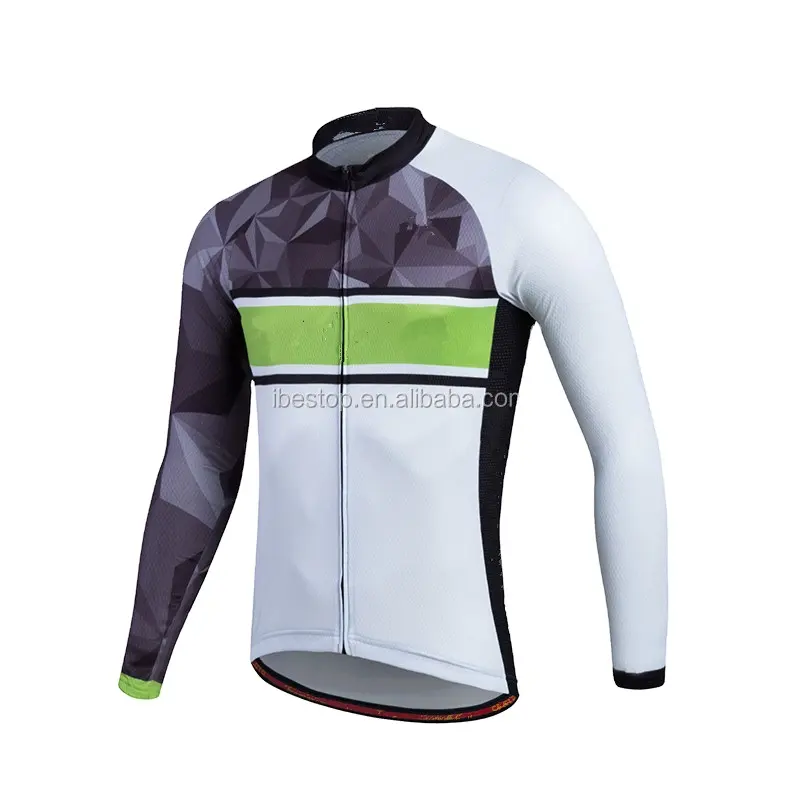 Wholesale Customize Logo Printing Long Sleeves Custom Cycling Jerseys Uniforms Cycling Wear