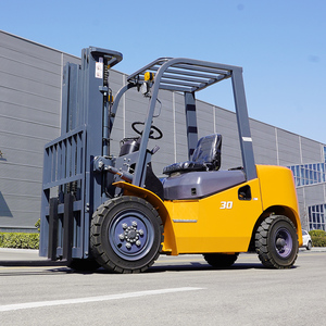 Camion à moteur diesel à trois sections, 3 tonnes, à combustion interne, 4 roues, pneus pleins - Product Image 2
