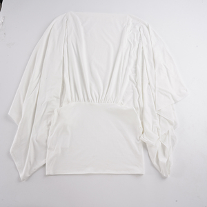 Robe courte asymétrique évasée sans manches style Wasteland Grunge Y2K moulante taille naturelle unie écologique pour femme - Product Image 5