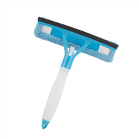Nettoyeur de vitres avec pulvérisateur, tampon en microfibre, raclette en caoutchouc, outil de nettoyage de fenêtres, emballage personnalisé avec logo