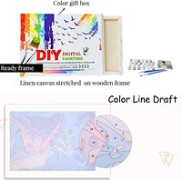 Home Home House Decor Adultes Enfants Débutants Peinture DIY Peint à la Main cadres bricolage peinture par numéros