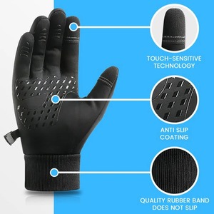 Guantes de esquí al aire libre de dedo completo Unisex guantes de montar térmicos de invierno <span class=keywords><strong>para</strong></span> esquí Camping motocicleta deportes pantalla táctil - Product Image 4