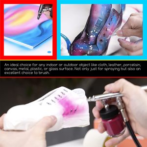 Meeden Nhà Máy Bán Hàng Trực Tiếp Không Độc Hại 60 Màu Sắc 30Ml Airbrush Sơn Kit Cho Bức Tranh - Product Image 5