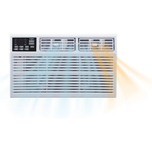 Aire Acondicionado de Ventana Whirlpool de 8000 BTU con Calefactor para Apartamento, Sala de Estar, Blanco, 115 Voltios - Product Image 1