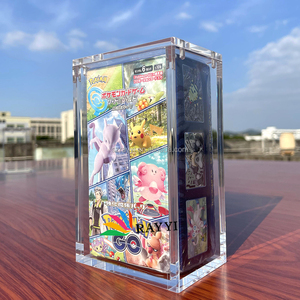 RAY YI Étui de protection portable en acrylique magnétique résistant à l'eau pour boîte de boosters japonaise Pokémon Battle Legion - Product Image 2