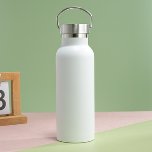 Custom Logo Sports Travel Stainless Steel 500ml Vacuum Insulated Tumbler Wide Mouth Metal With Handle Lid - Product Image 1