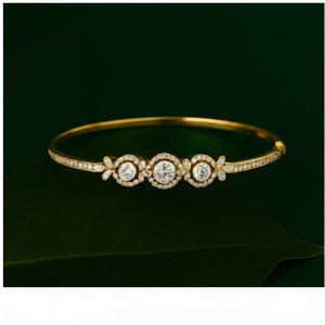 IGI Certifié 1.850 Ct Trendy Bracelet en or jaune avec diamants de laboratoire Bijoux en pierre de diamant pour les célébrations de mariage et d'anniversaire - Product Image 1