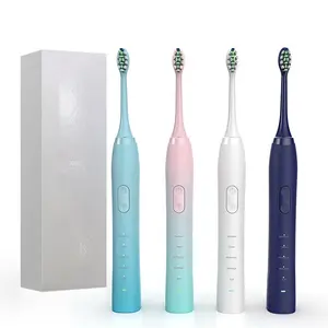 Novo design escova cabeça profissional toothbrush sonic elétrico personalizado inteligente automático