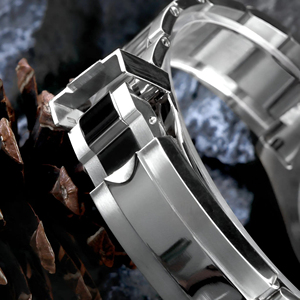 Montre en acier avec logo personnalisé, faible MOQ, étanche, verre saphir, mouvement NH35, pour dropshipping - Product Image 3