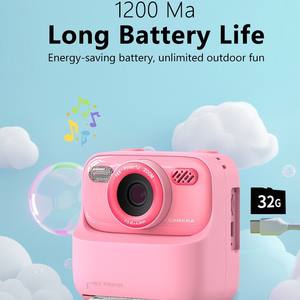 Cámara Digital para Niños P79 con Sensor CMOS, Video 1080p, Diseño Compacto, Gran Angular de 180° - Product Image 5