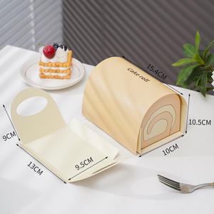Boîte d'emballage de rouleaux de gâteaux en papier suisse Boîtes cadeaux de fête de cuisson Roll <span class=keywords><strong>Moussi</strong></span> - Product Image 2