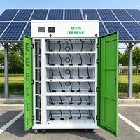 Armoire de recharge de batteries à 30 emplacements IP54 résistante aux intempéries avec chargeur CC pour abri solaire et station de recharge - Fournisseur personnalisable
